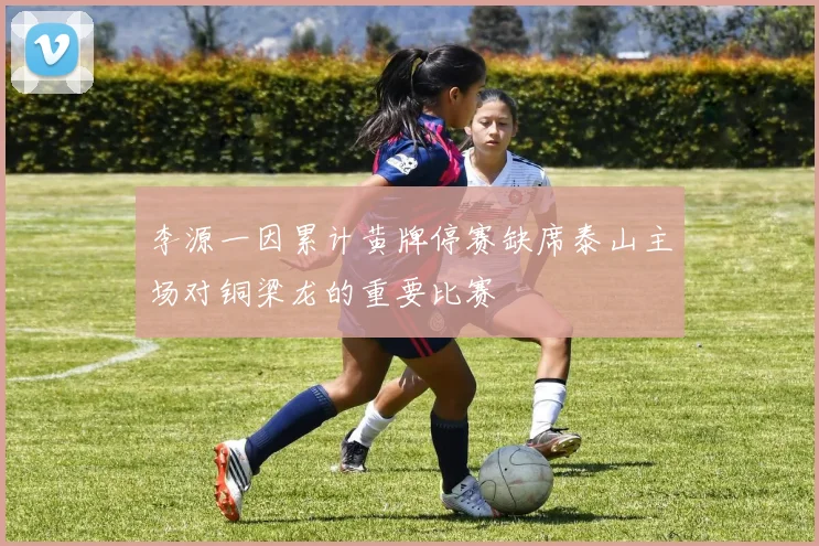 李源一因累计黄牌停赛缺席泰山主场对铜梁龙的重要比赛